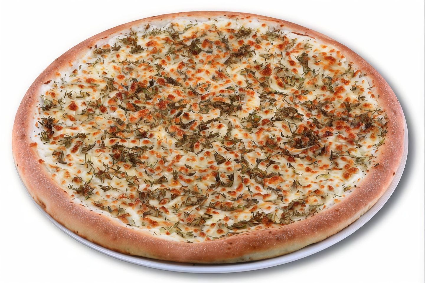 Labneh Pizza With Cheese And Thyme