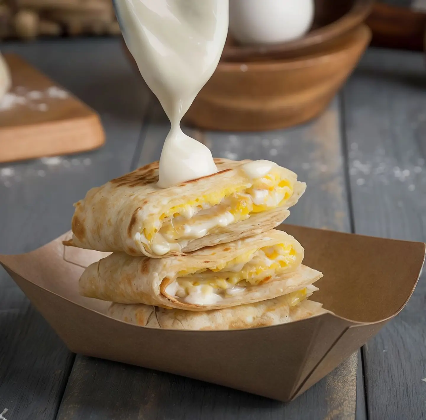 شباتي بالبيض و الجبن