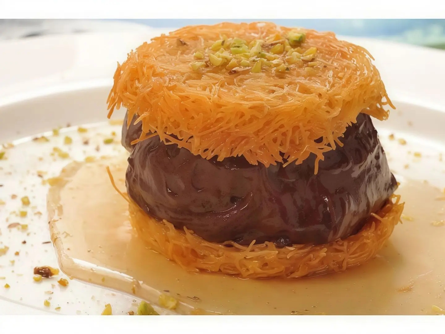 كنافة بالنوتيلا