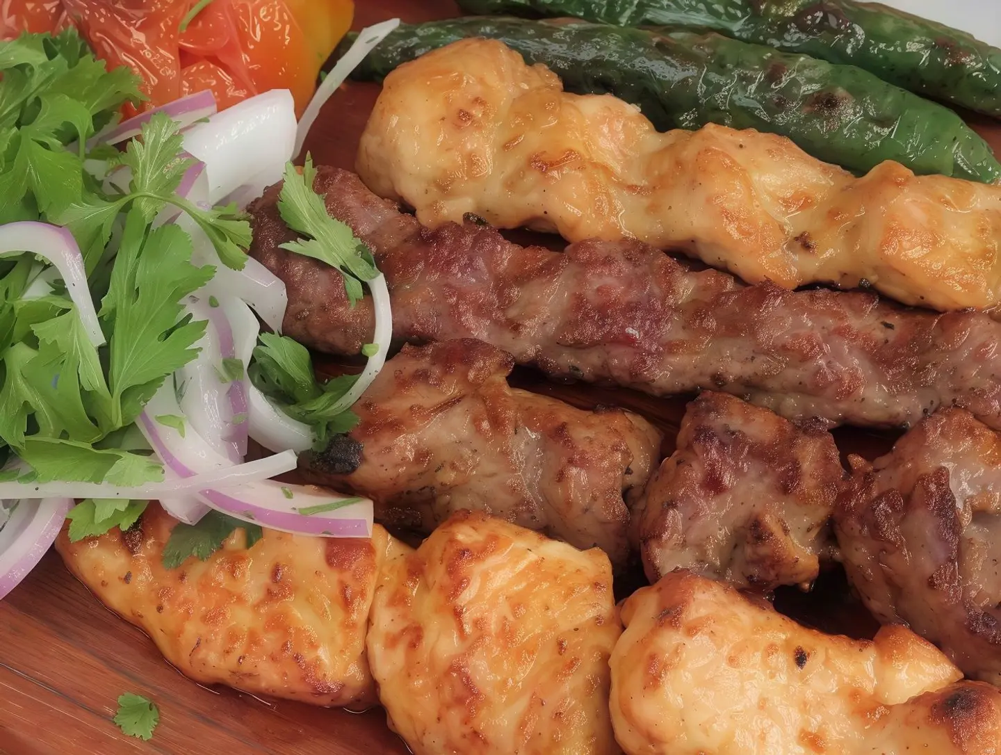 A Serving Of Mixed Grills