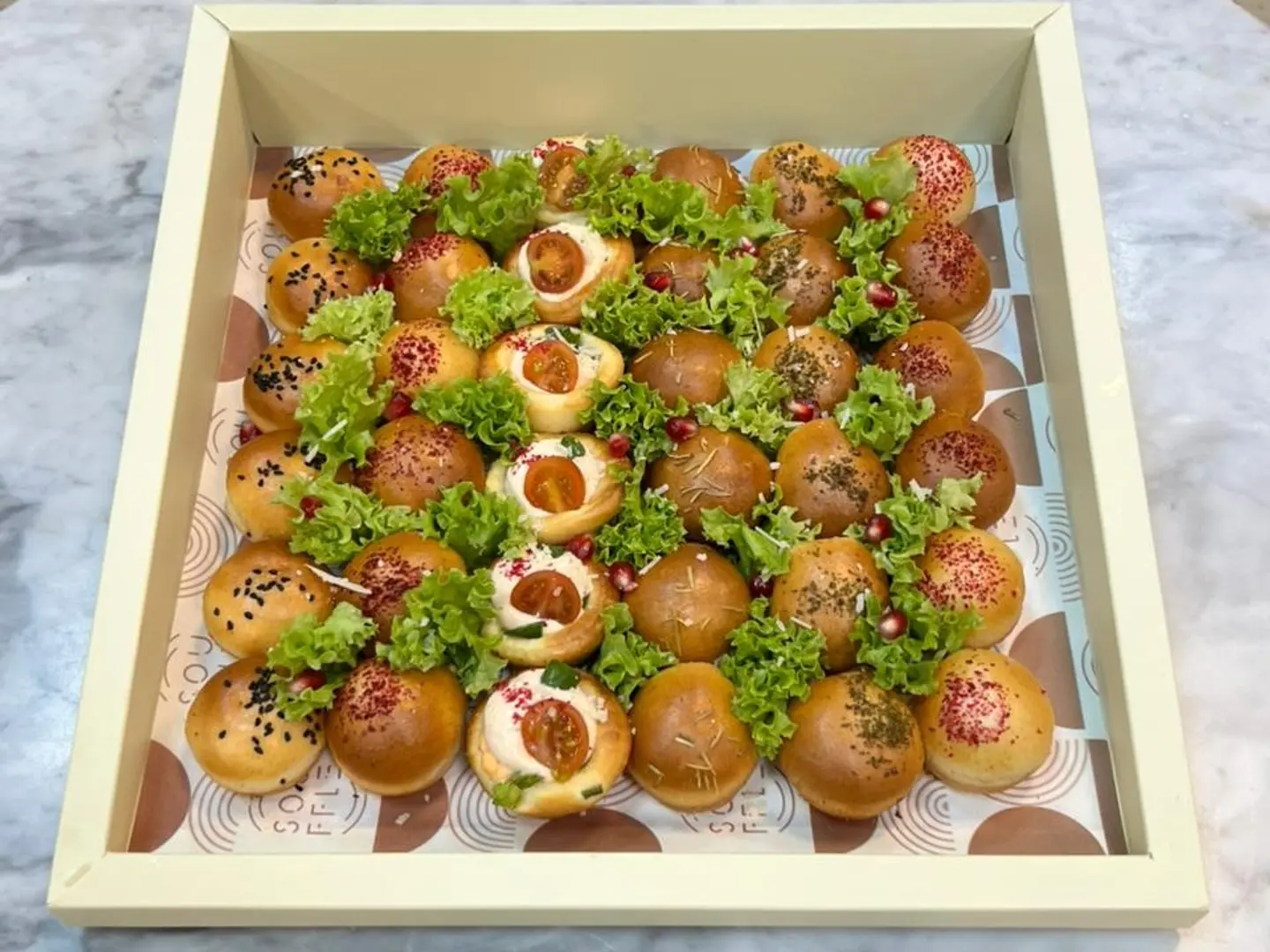 Mini Fatayer Mix Large Box 36 Pieces