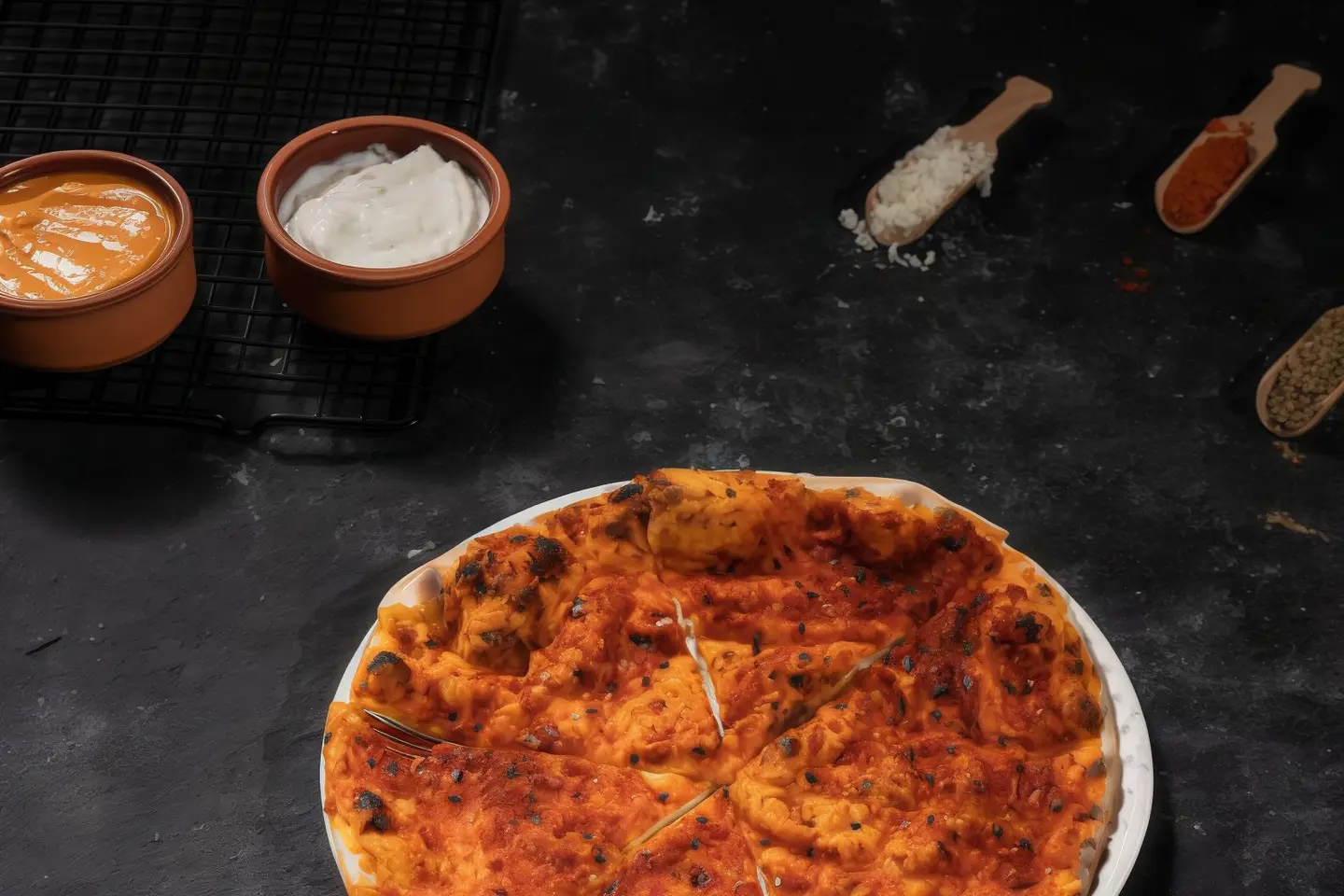 Muhammara With Cheese