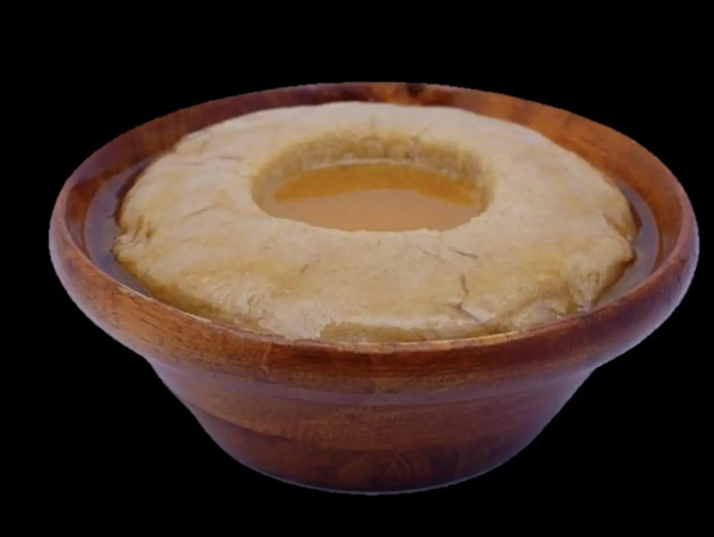 عصيده مع السمن والعسل