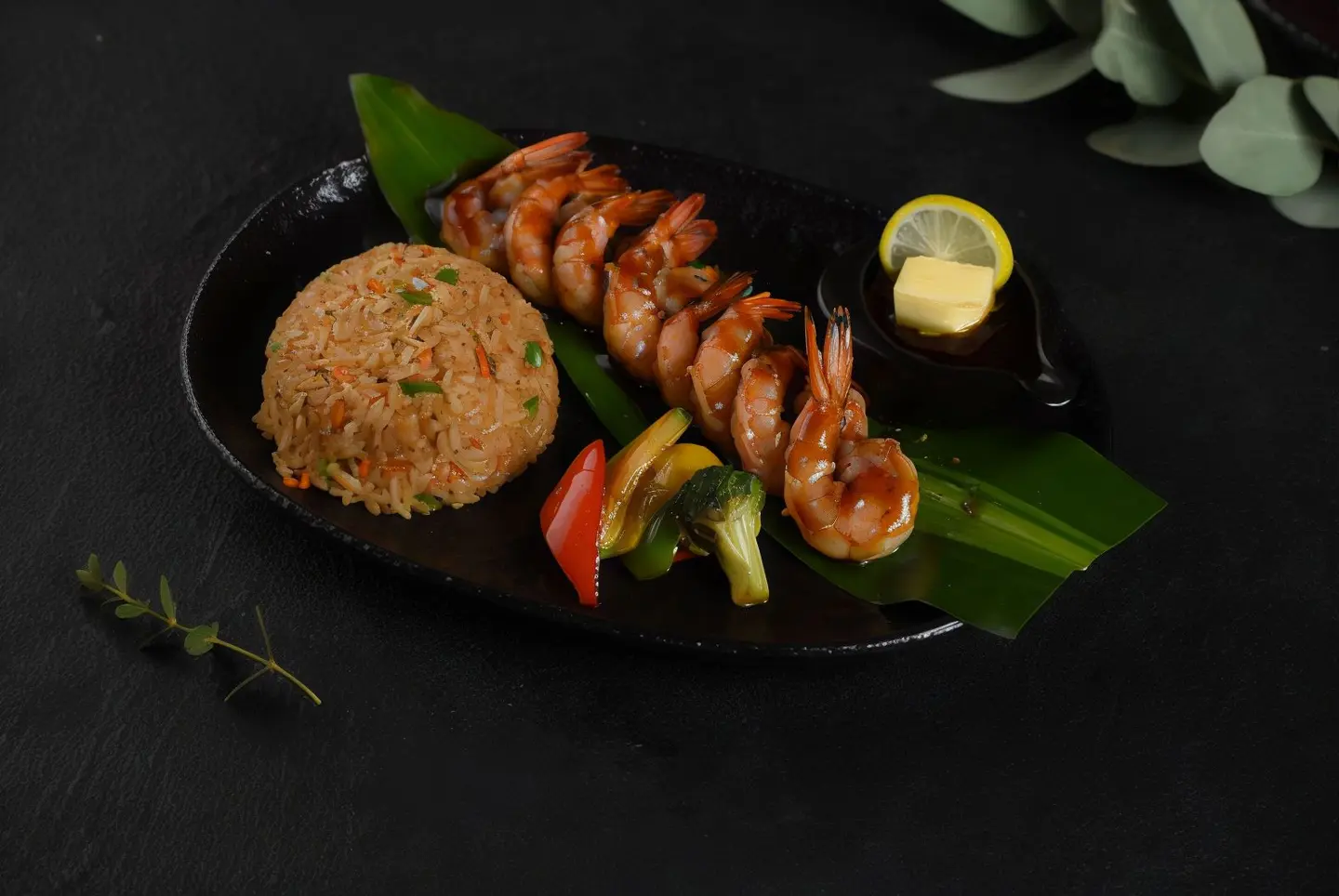Shrimp Teppanyaki