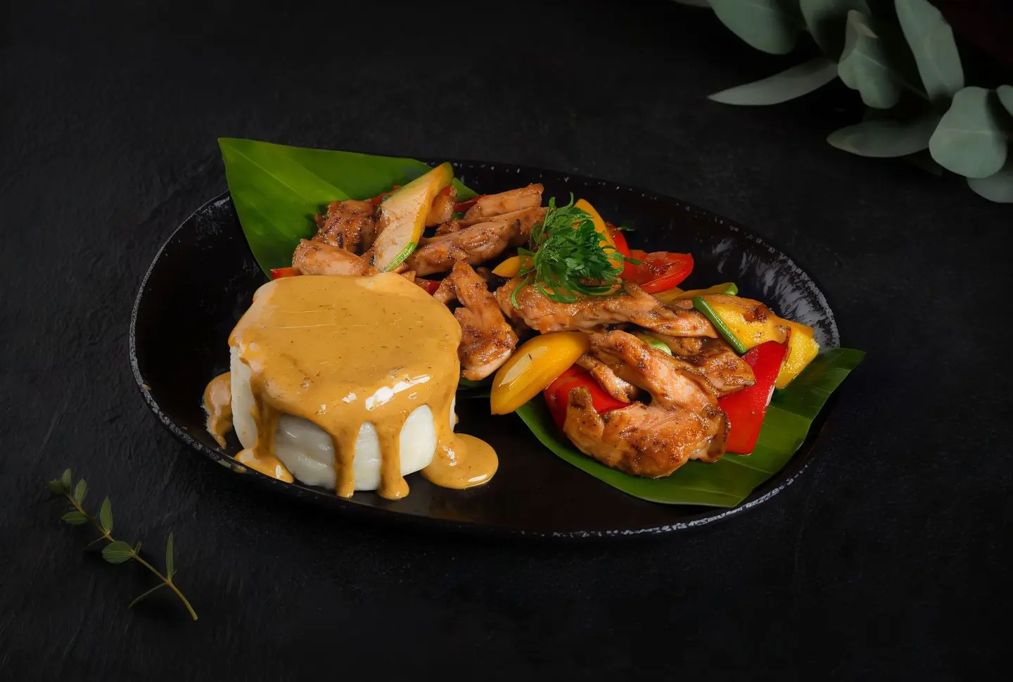 Chicken With Ginger, Lemon And Curry