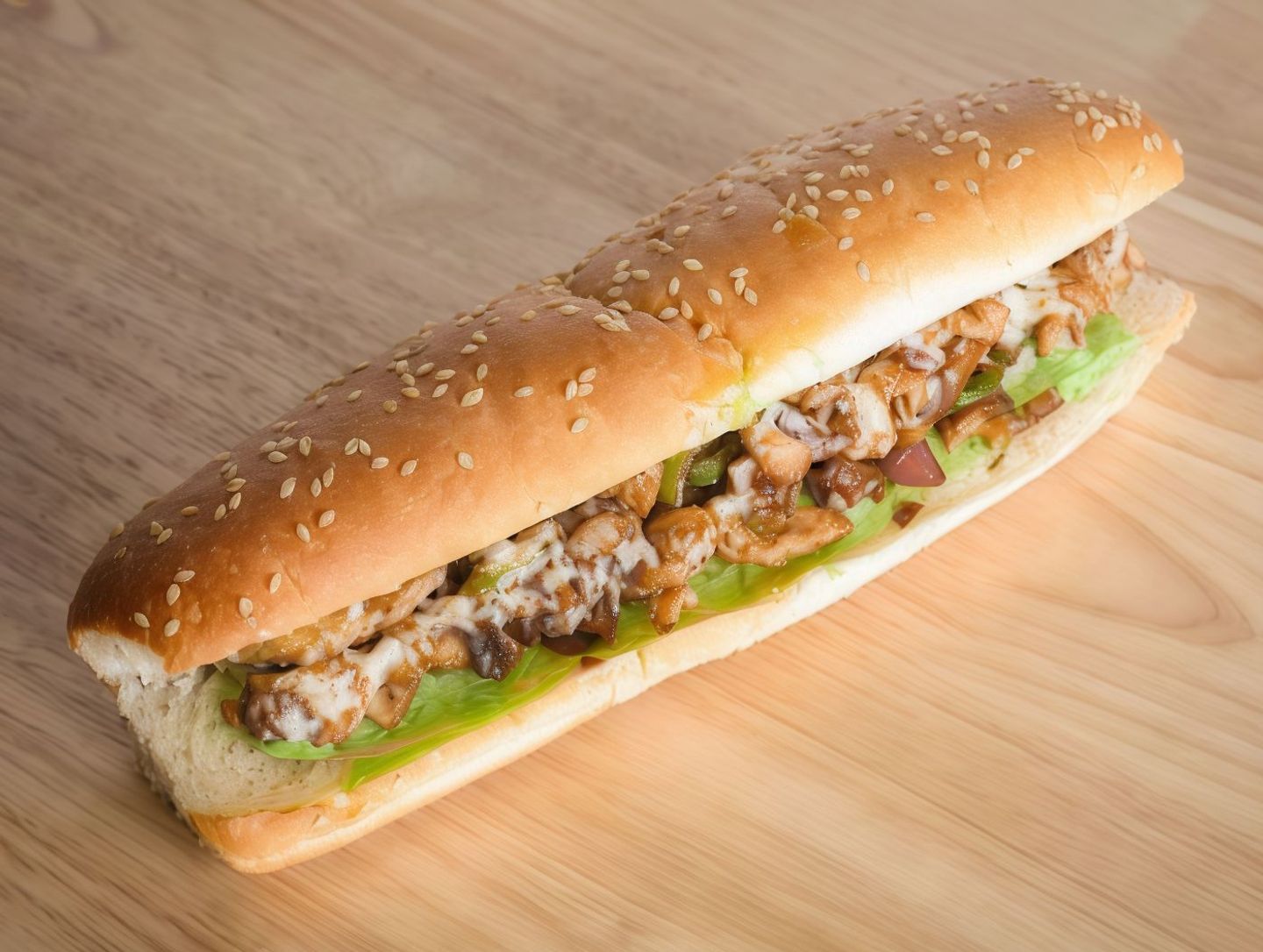 ساندوتش فاهيتا الدجاج المكسيكي