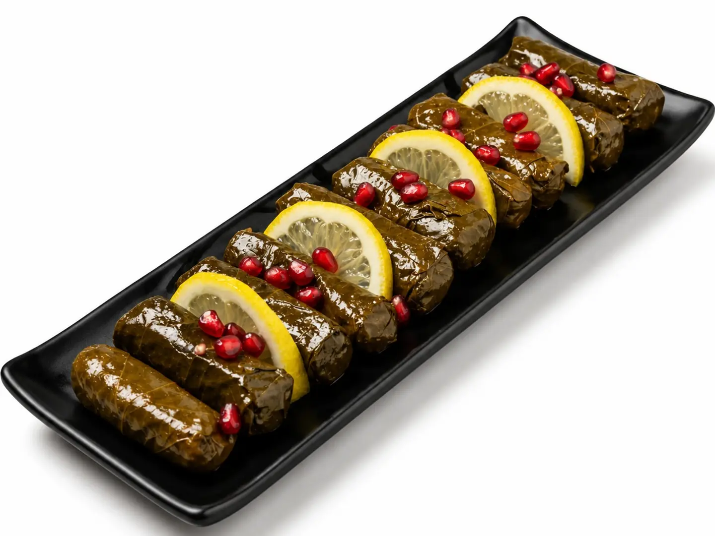 Grape Leaves Plate