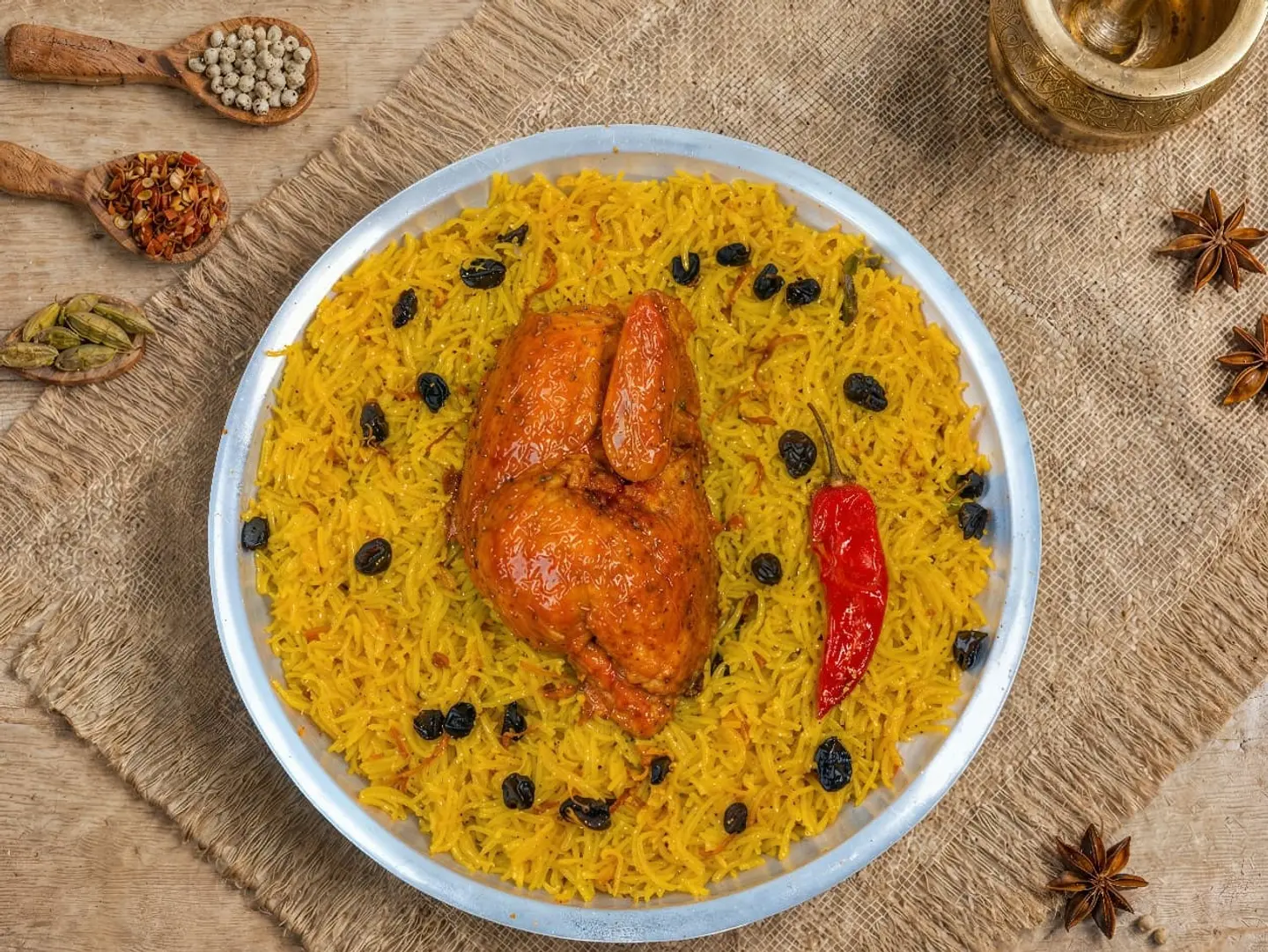 نص حبة بيري بيري مع الرز