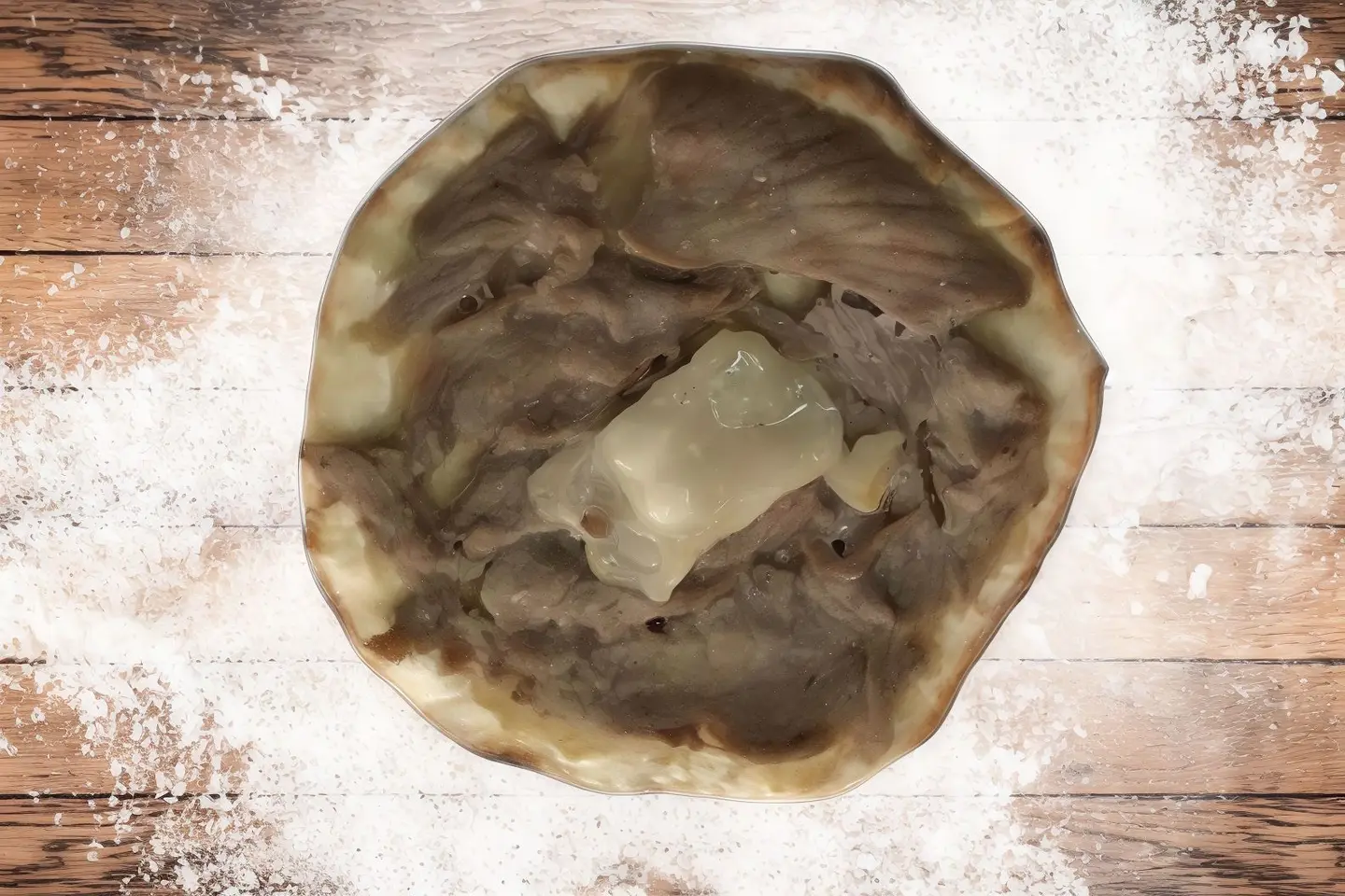 نصف كيلو شرحات بالعجين