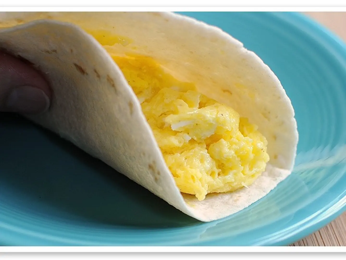 Egg With Cheese In Tortilla