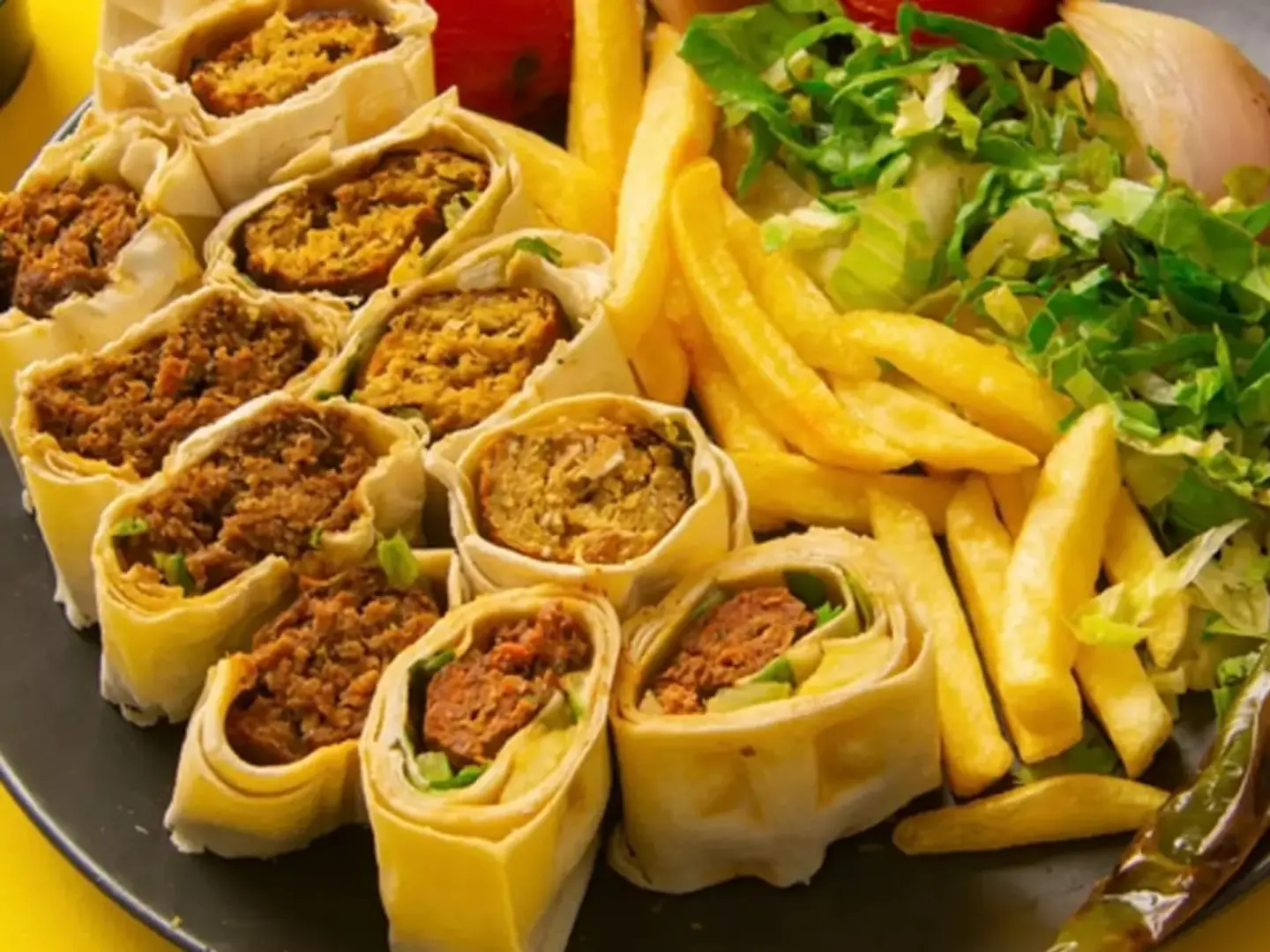 عربي كباب لحم دبل جبنة الشيدر