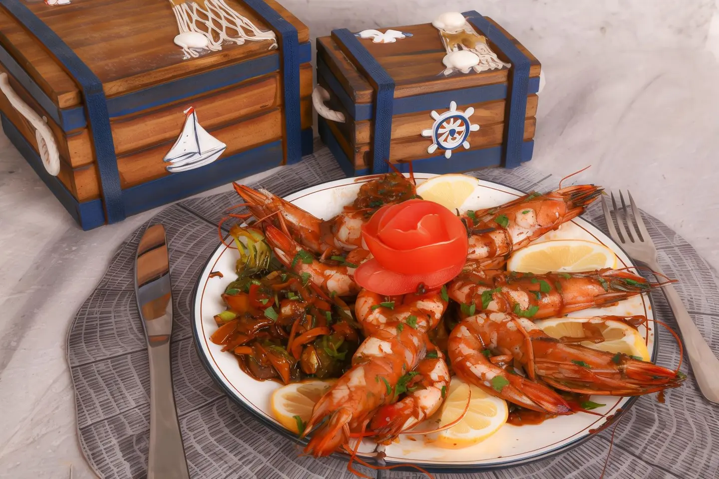 Jumbo Grilled  Shrimp