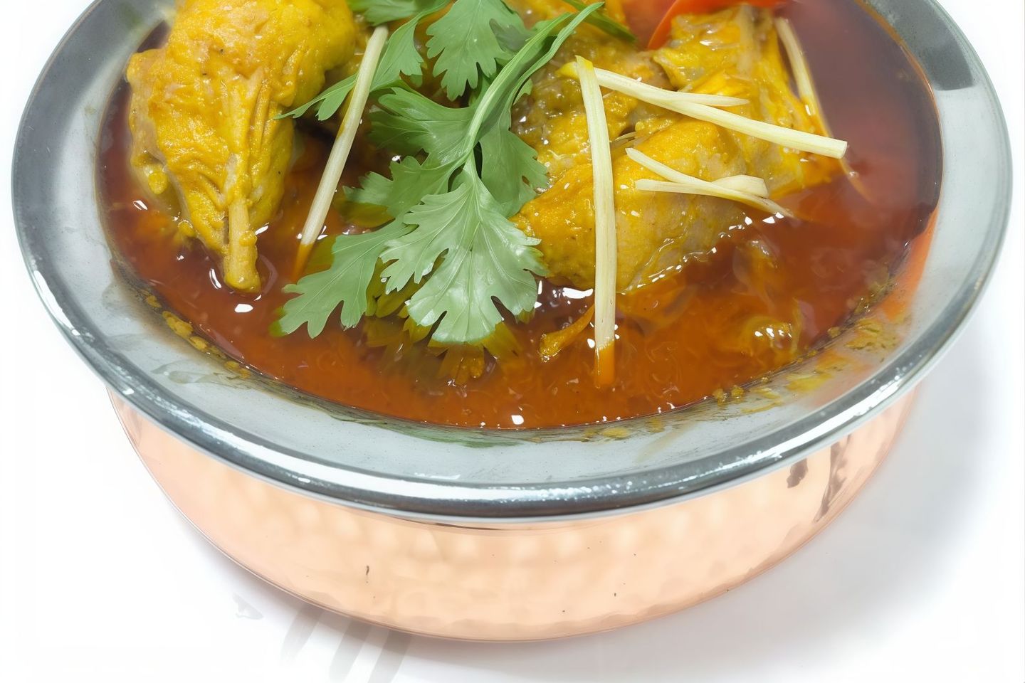 Turmeric Chicken Curry Salon With Chapati
