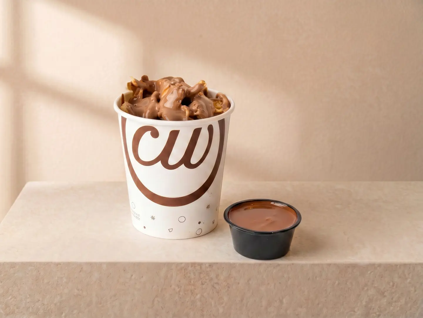 Fettuccine Crepe Cup