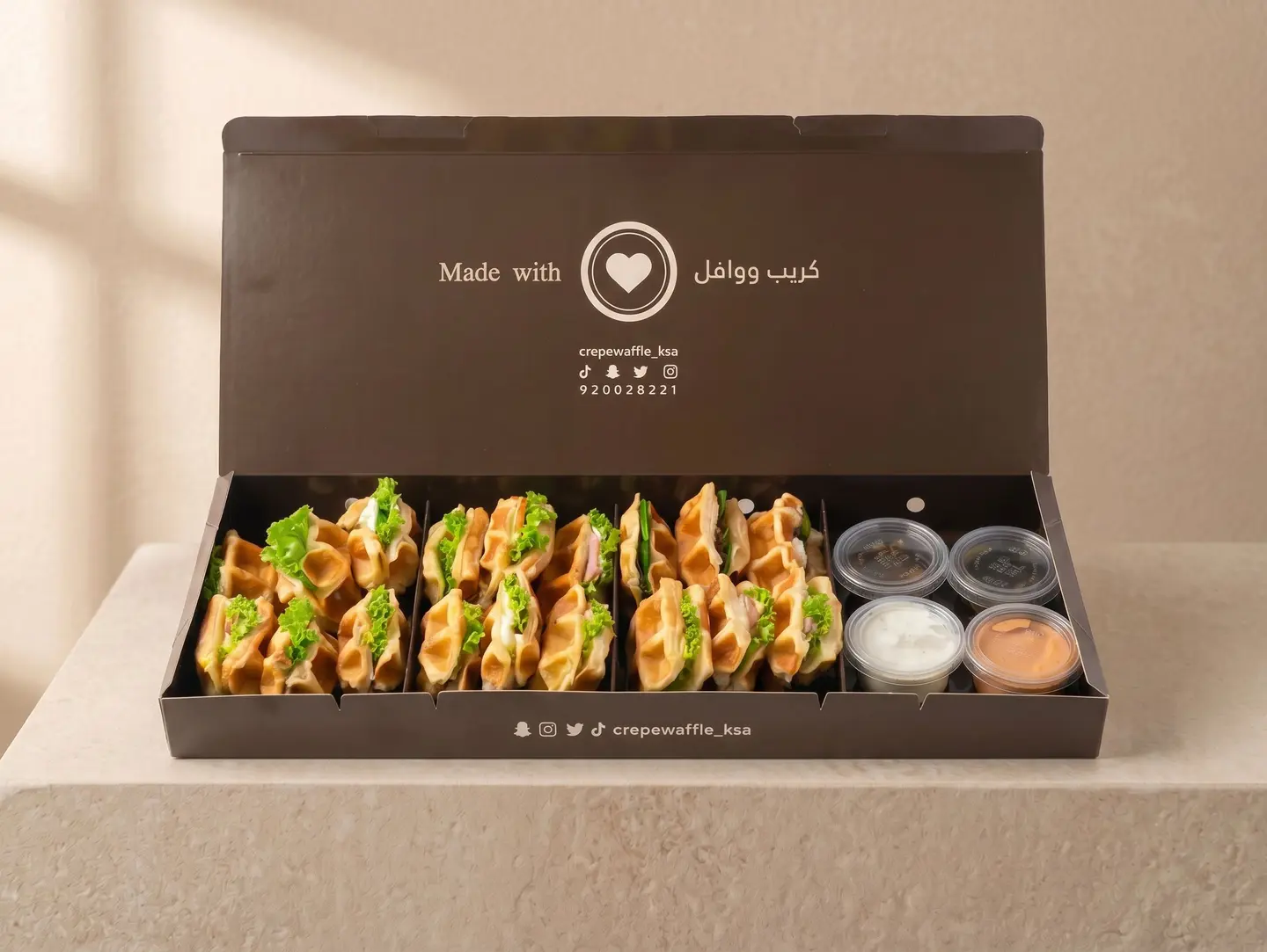 Family Salty Waffle Box