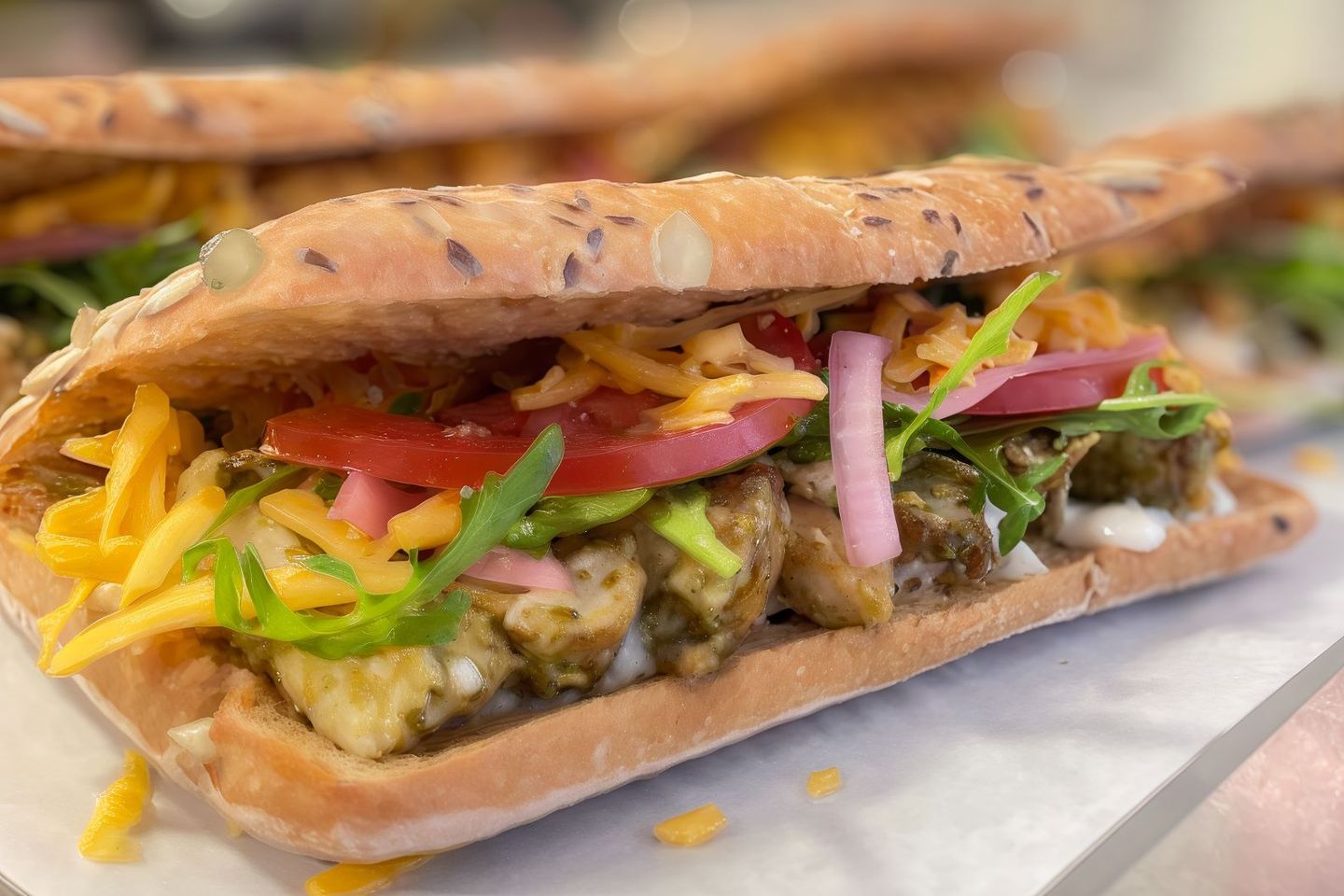 Chicken Pesto Sandwich
