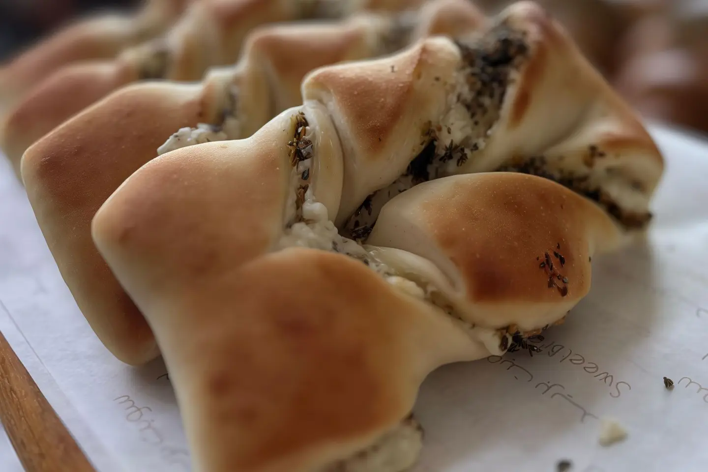 Cheese And Zaatar Braid