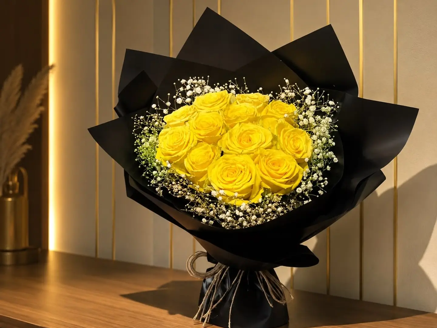 Yellow Rose Bouquet 1.