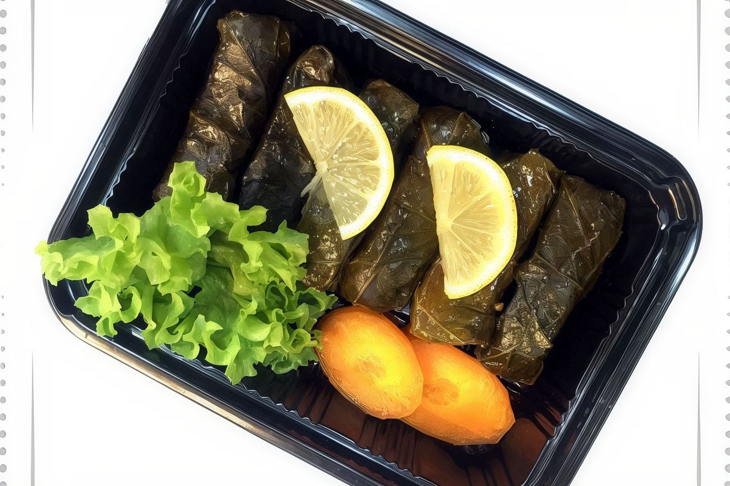 Six Grape Leaves