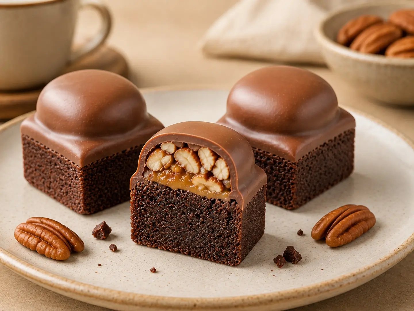 Brownie Pecan Bites 6 Pieces