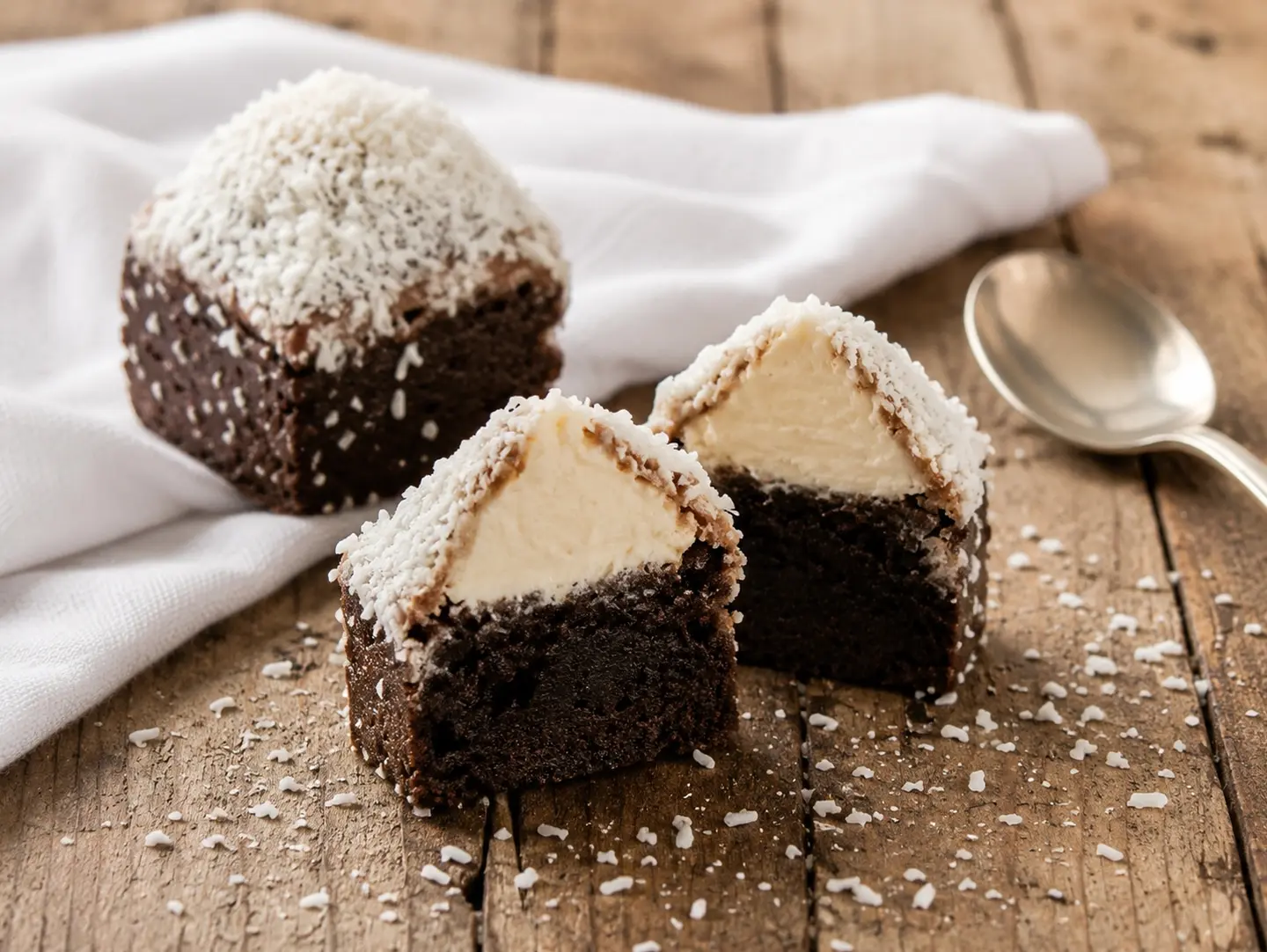 Brownie Coconut Bites 6 Pieces