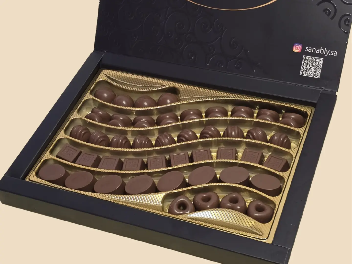 قطع شوكولاتة منوعة