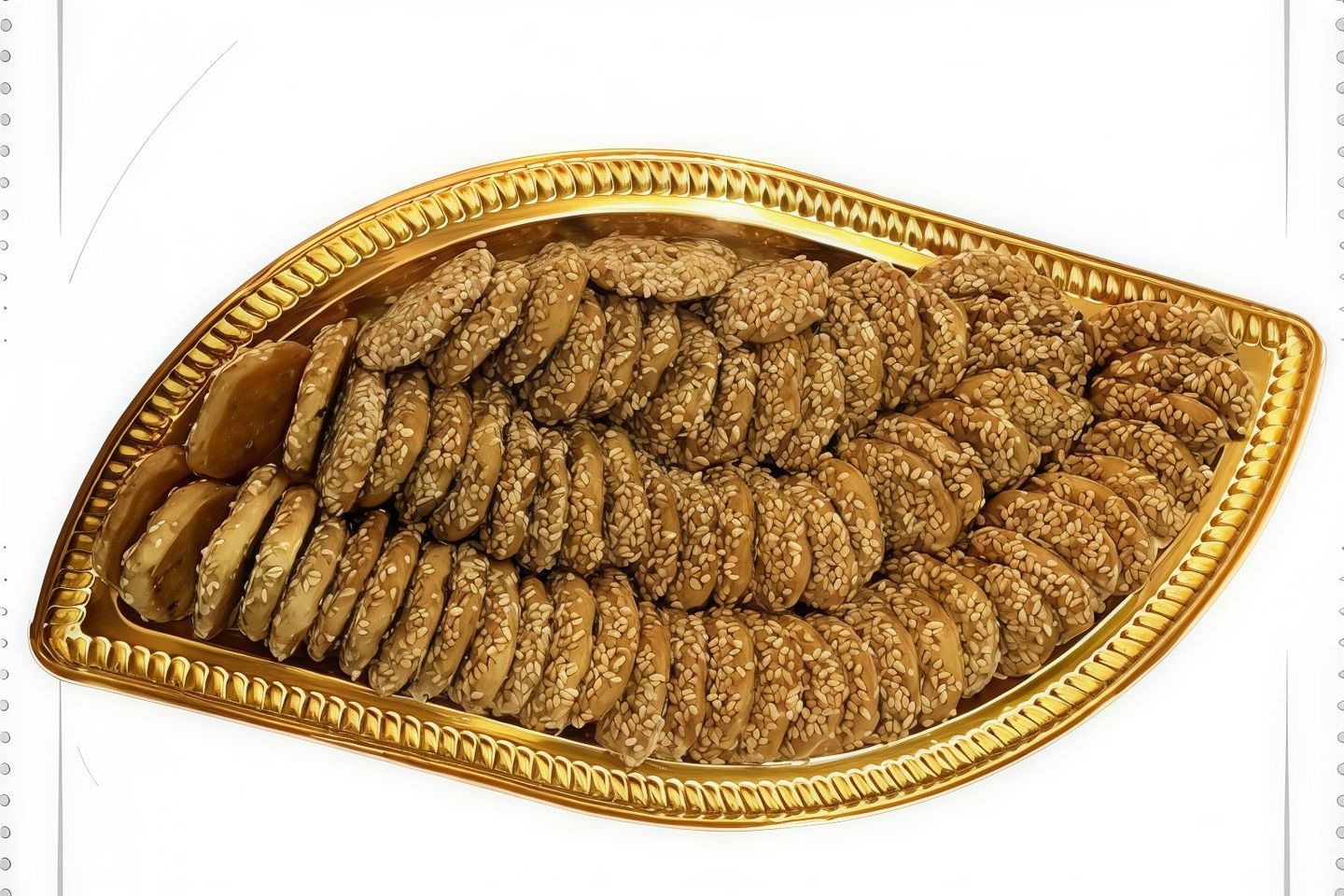 Barazek With Sesame And Pistachio Pieces