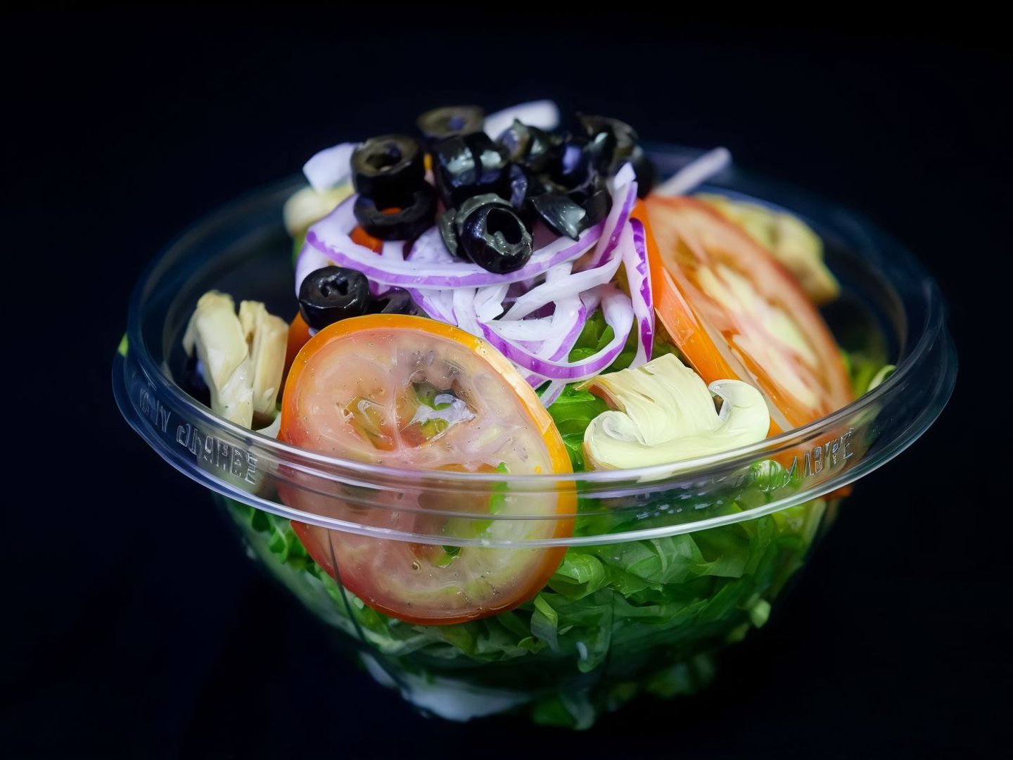 ( L ) Mixed Green Salad