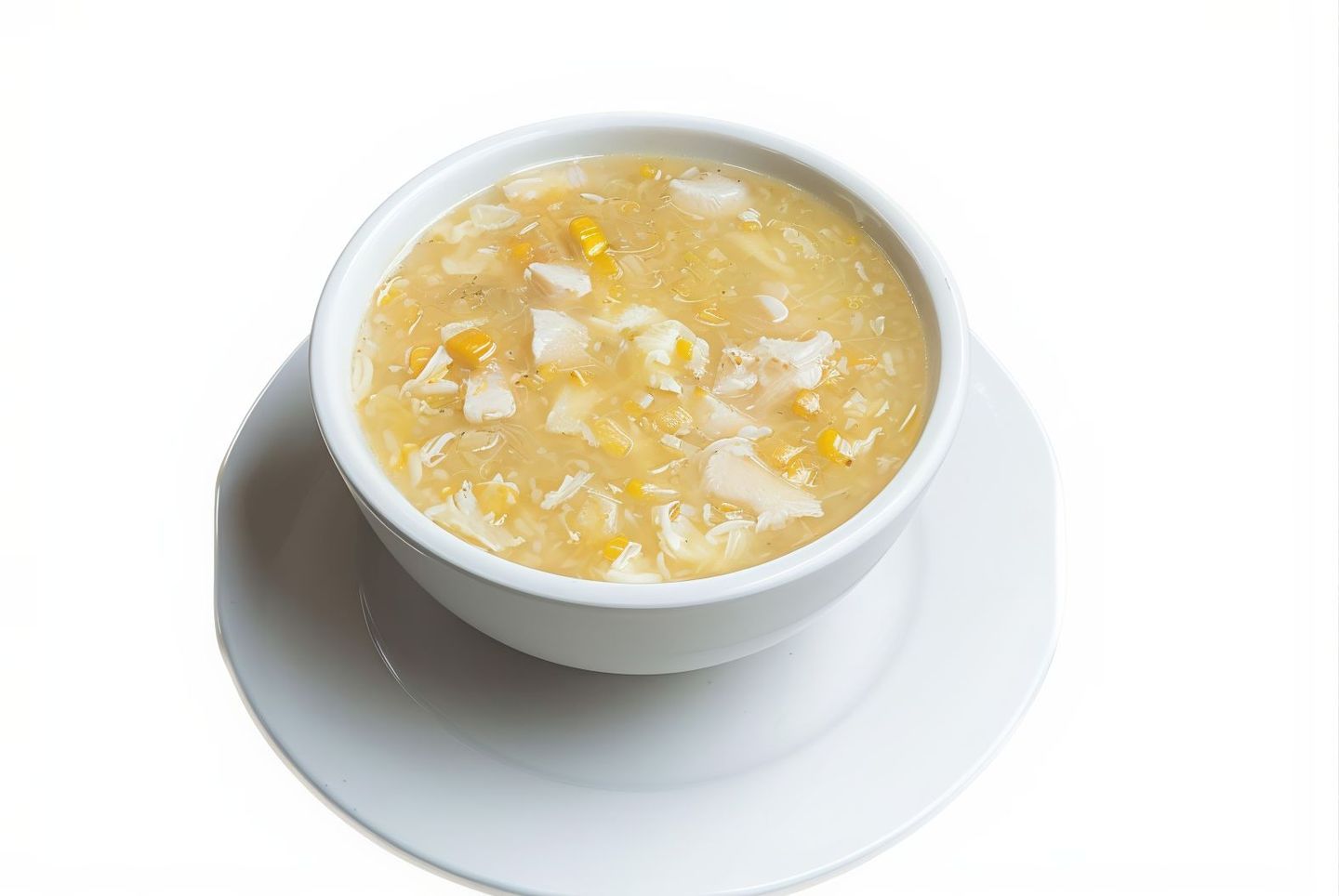 شوربة دجاج بالذرة