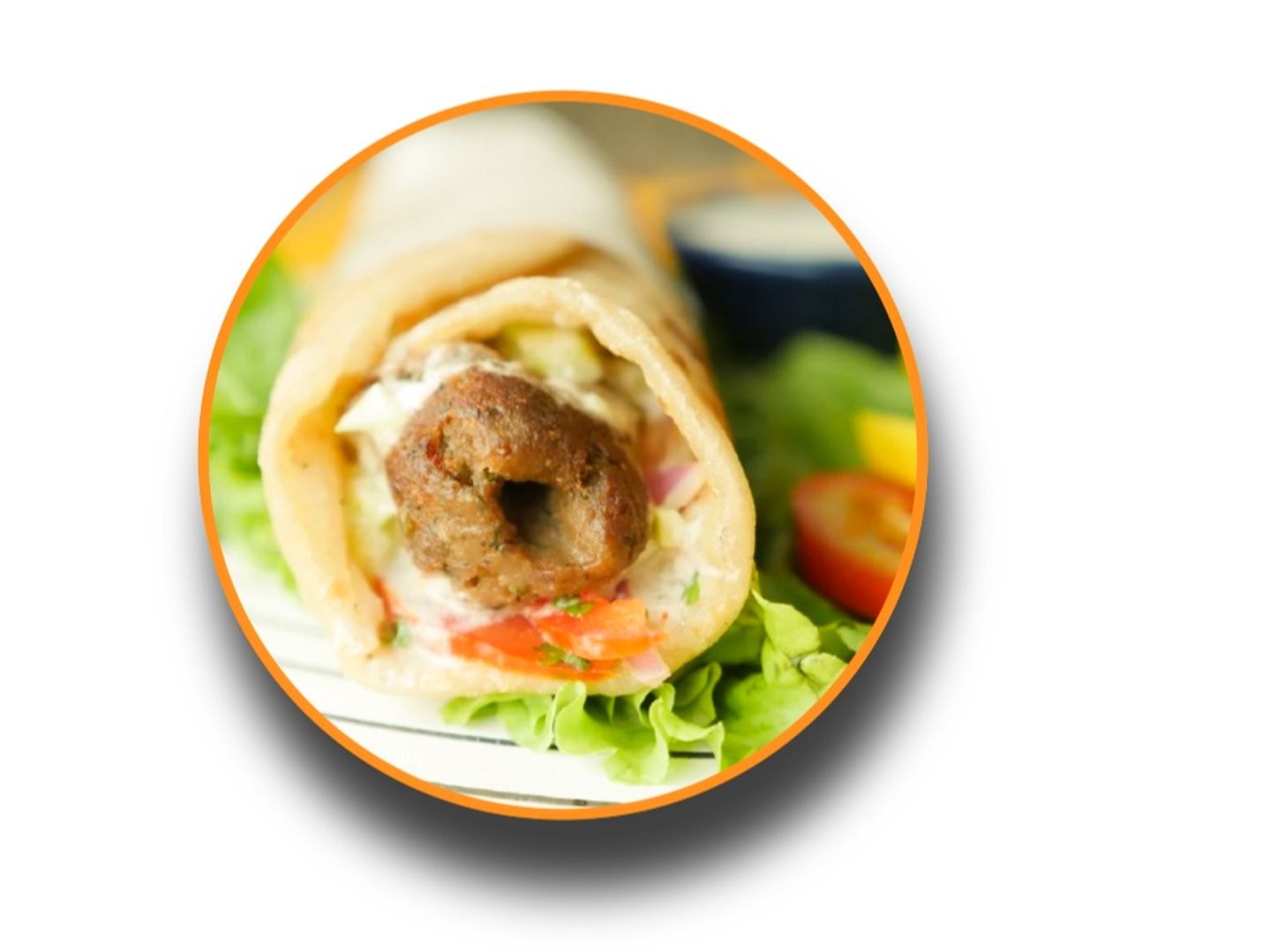اسطوانة كباب سخي الدجاج
