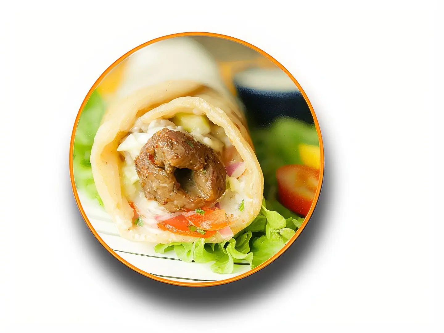 اسطوانة كباب سخي الدجاج