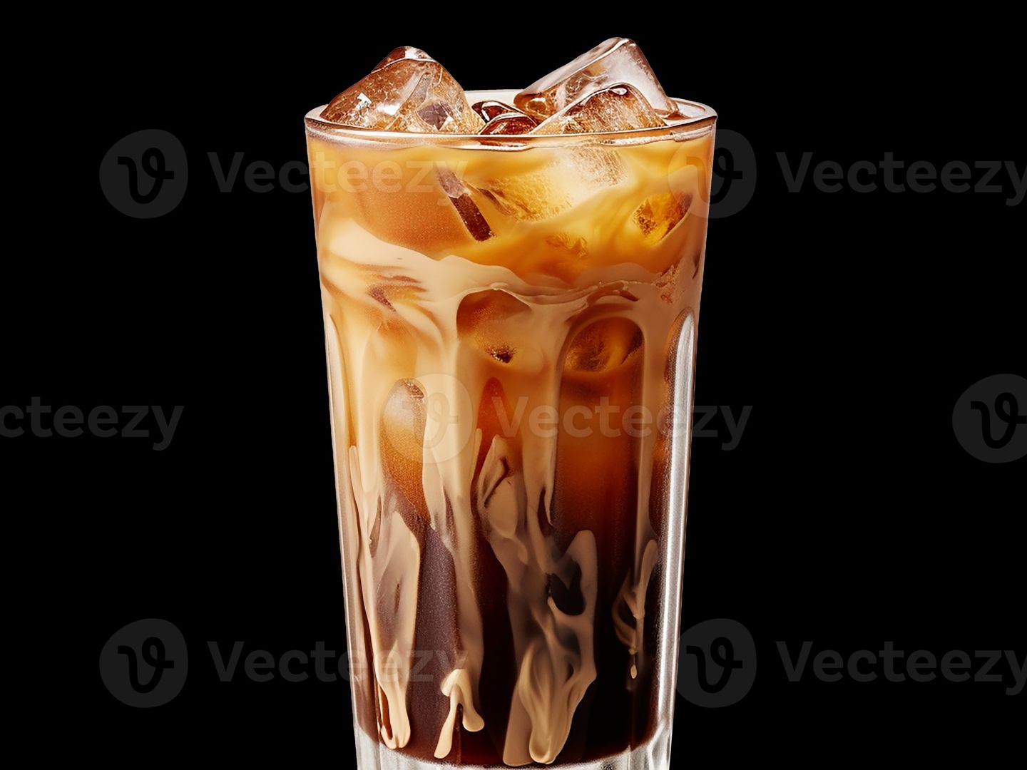 قهوة باردة بالكراميل
