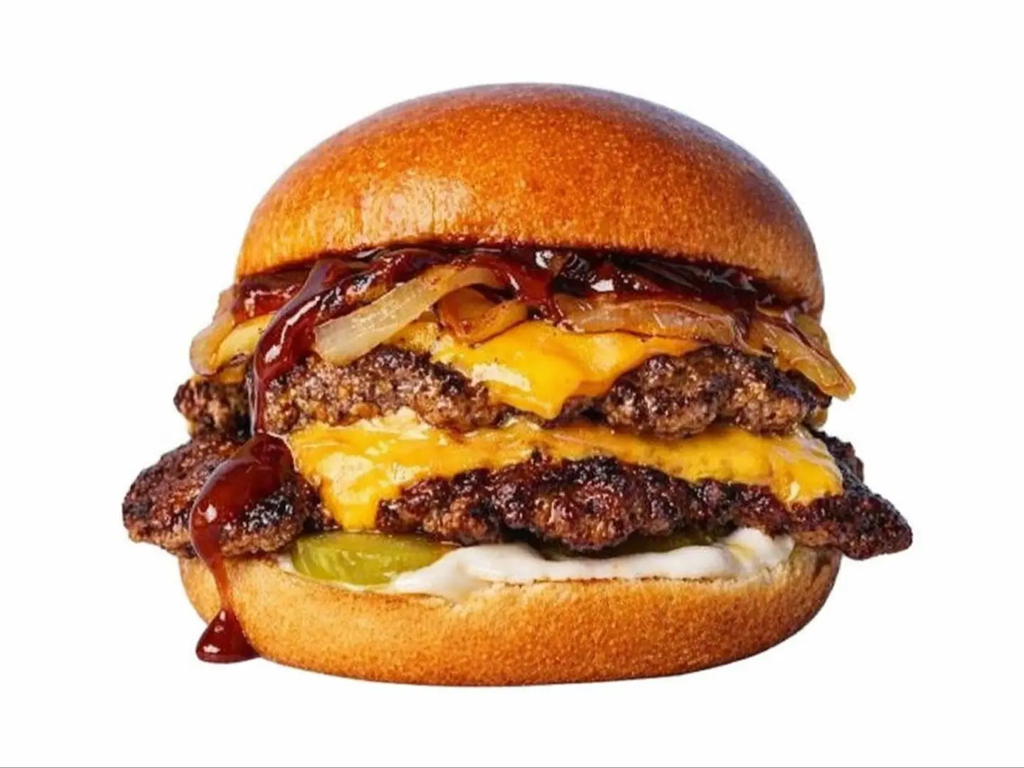 برجر لحم بقري مدخن