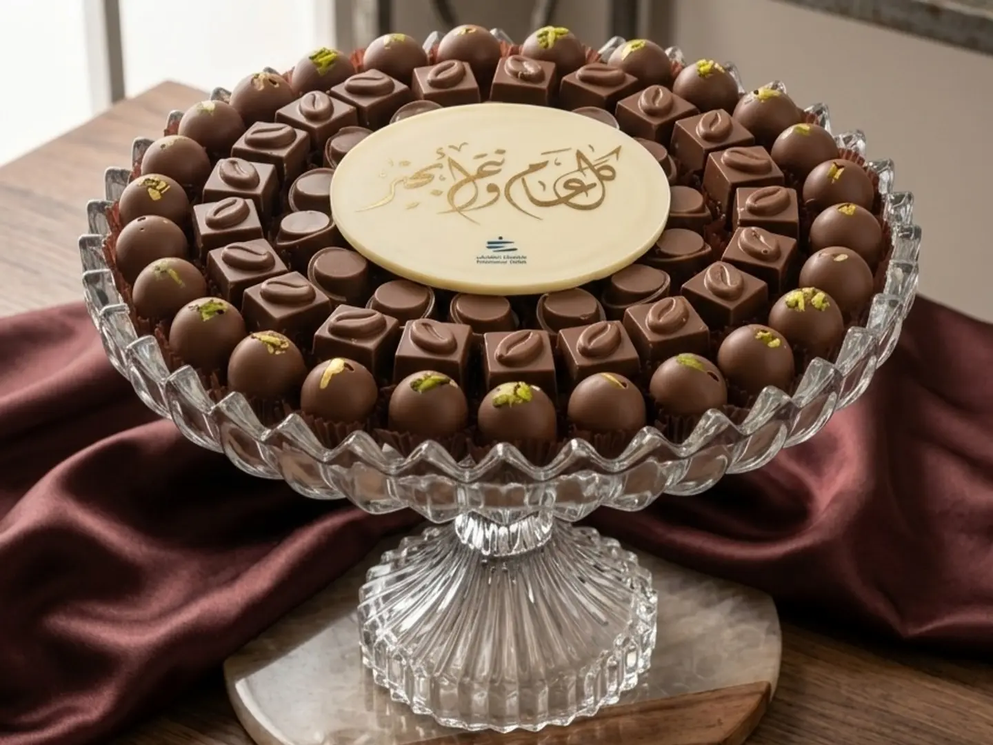 Large Glass Tray With A Touch 2