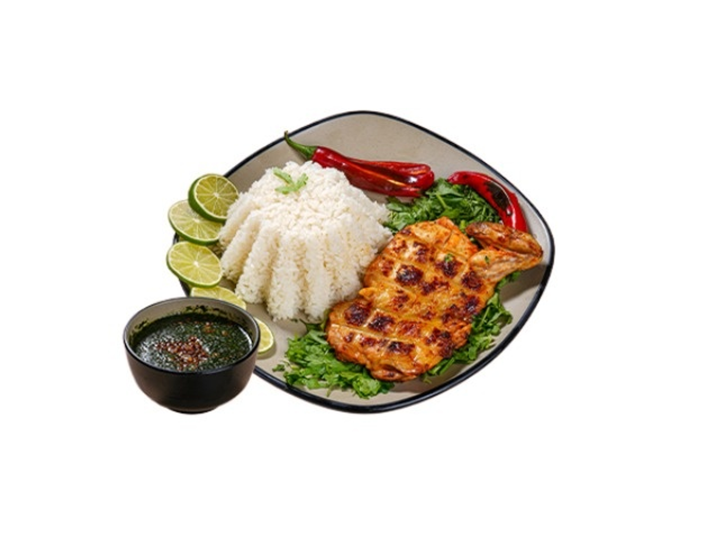 دجاج مسحب على الفحم