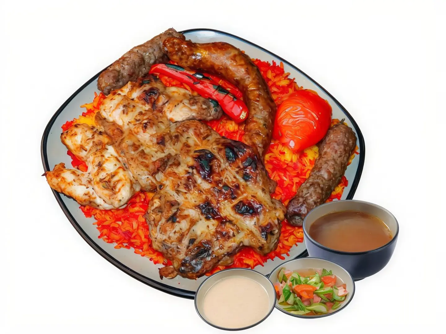 دجاج وكفتة وممبار