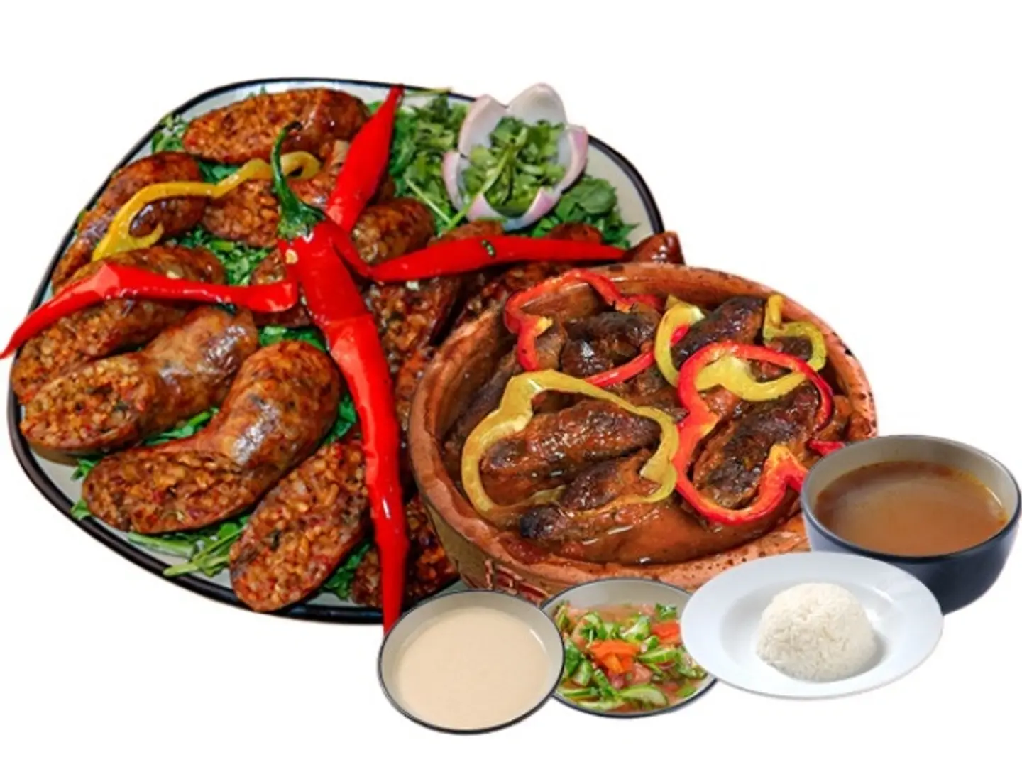 كفتة ارز وممبار