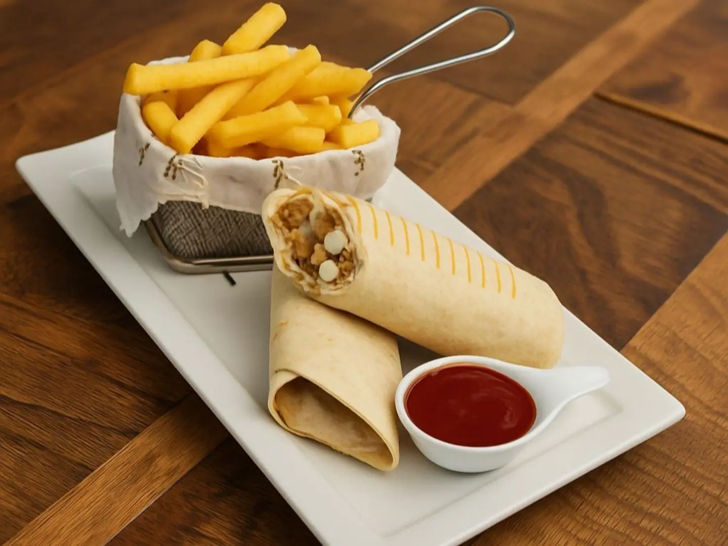 ساندتش تورتيلا الدجاج