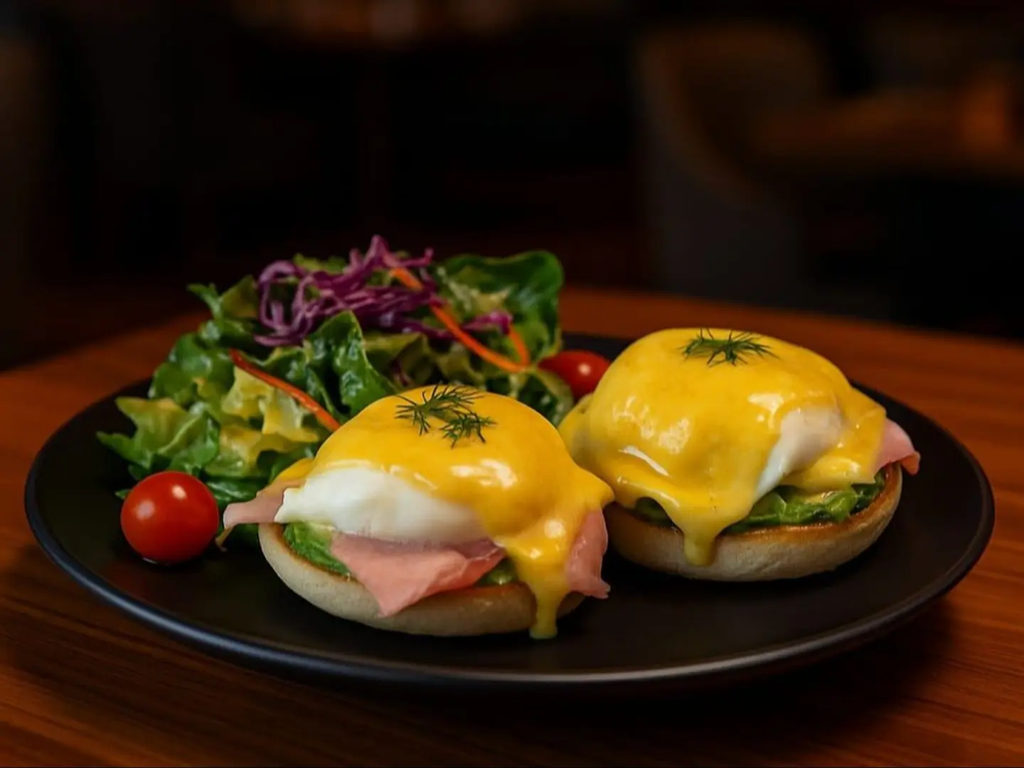 إيج بنديكت السالمون المدخن