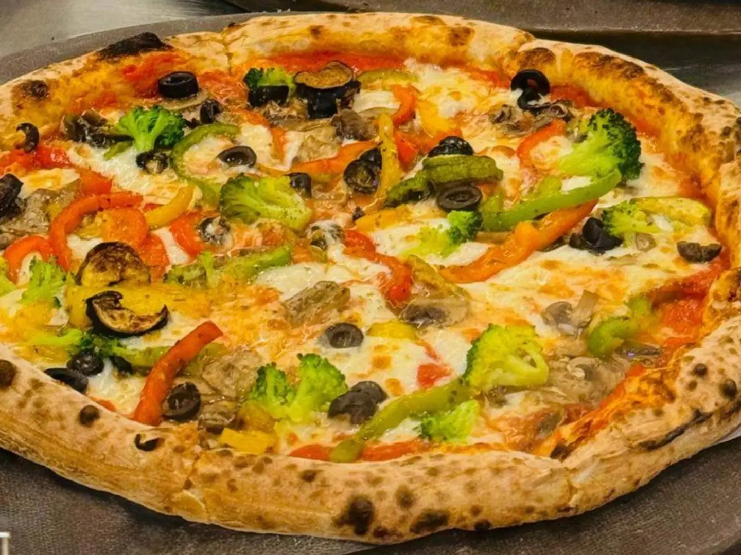 بيتزا بالخضروات