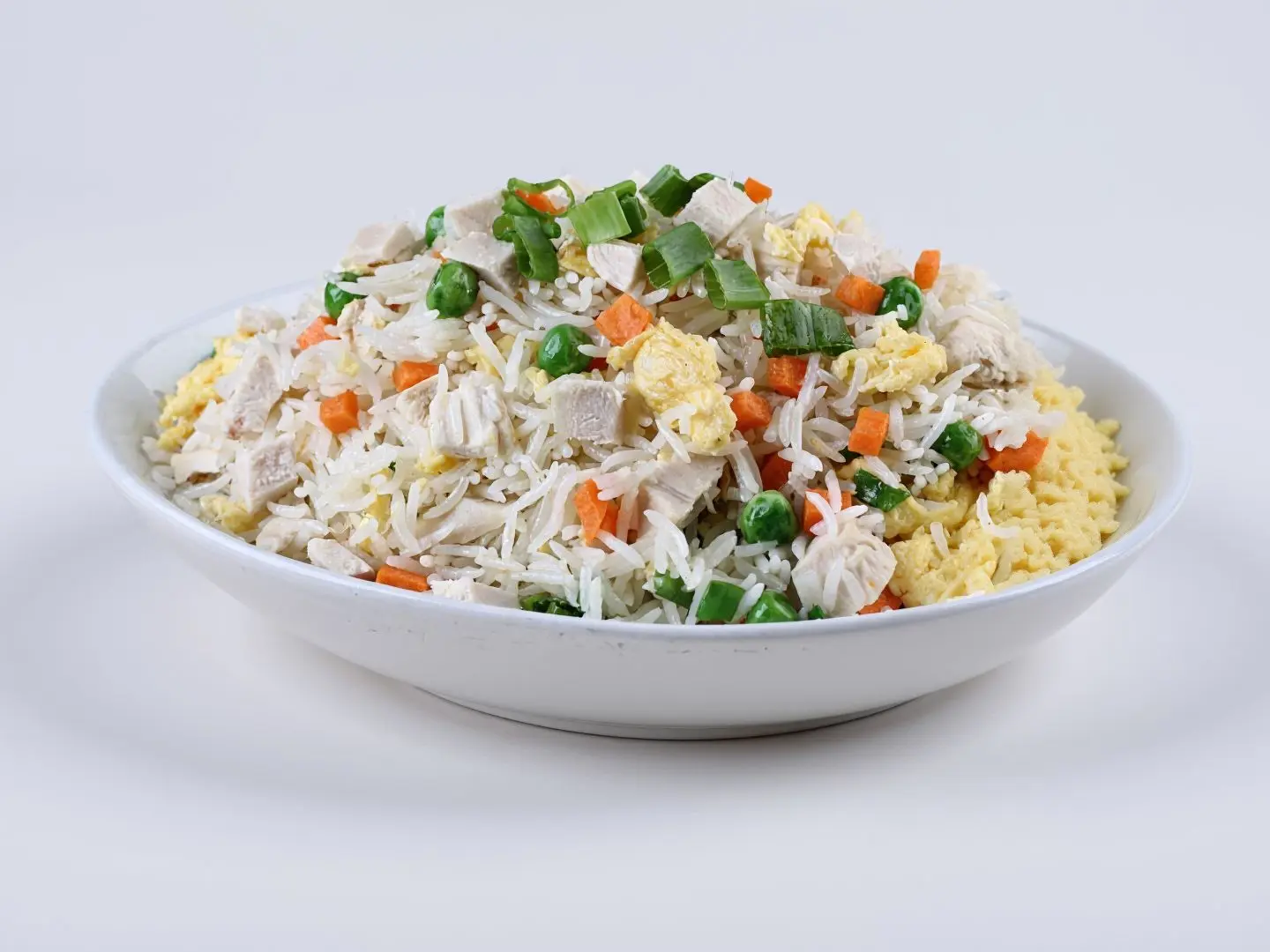 أرز مقلي مع دجاج
