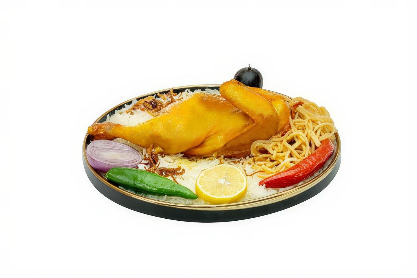 نصف دجاج مندي - رز بشاور