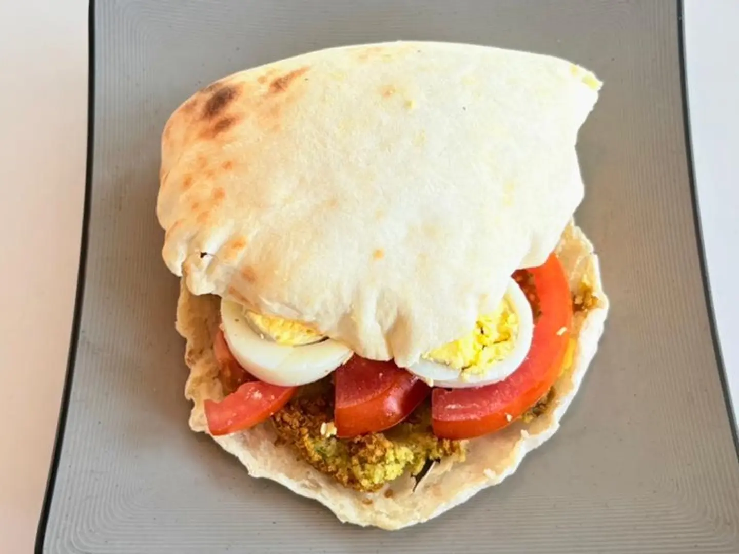 Falafel Egg Sandwich