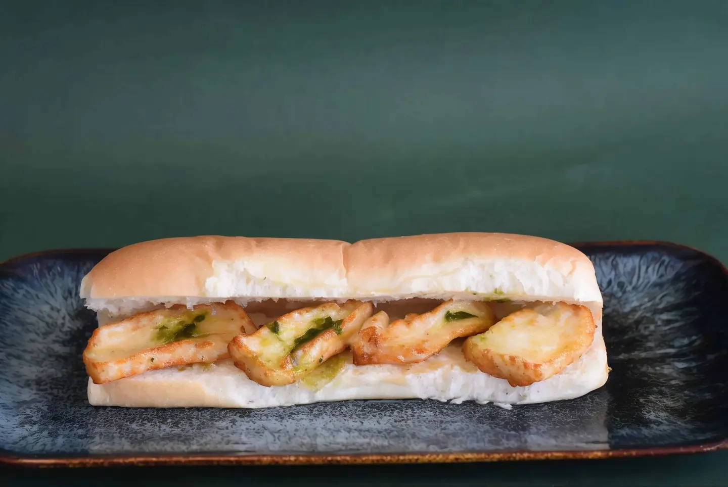 Fried Halloumi Sandwich