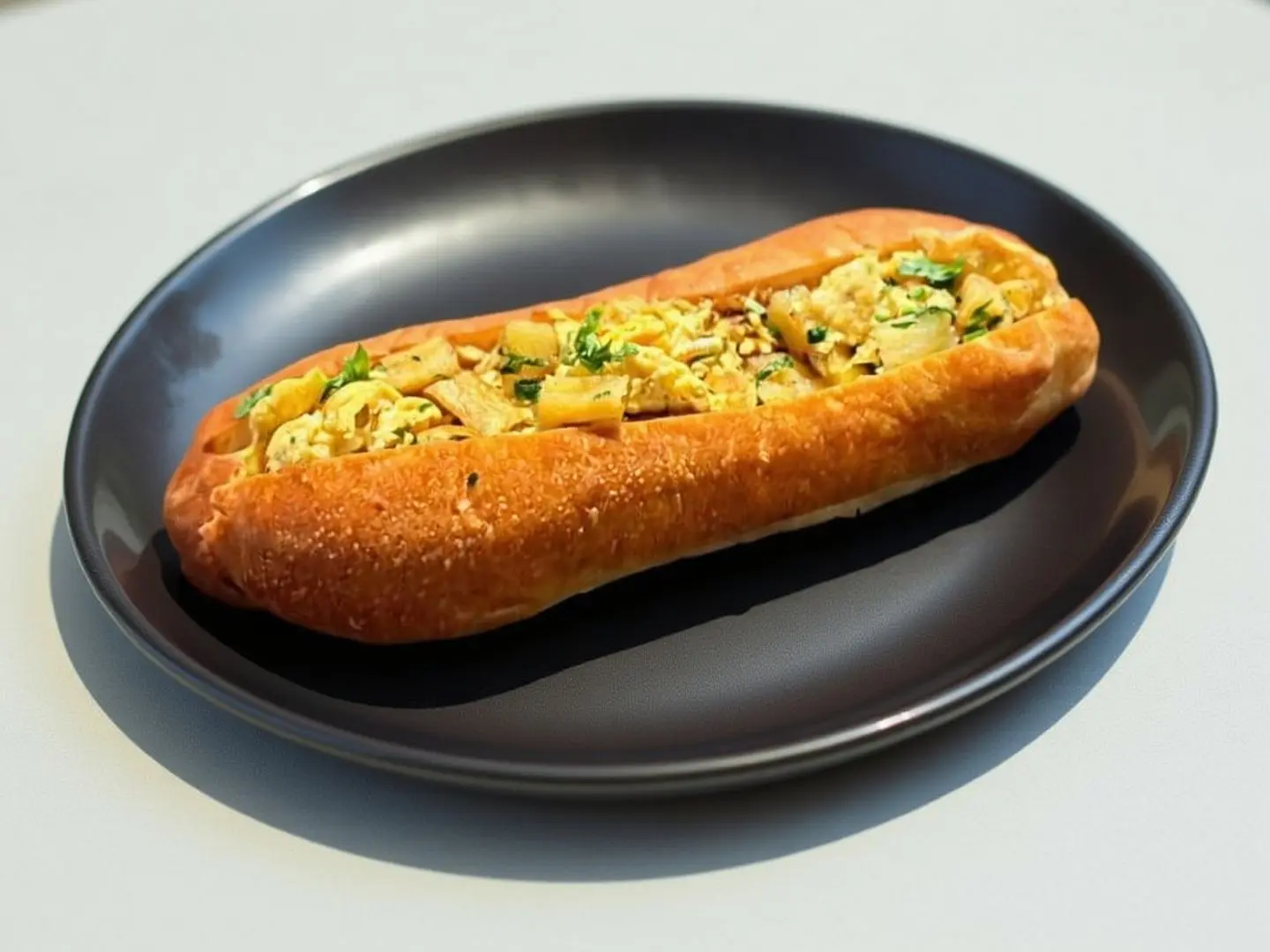 Potato And Egg Sandwich