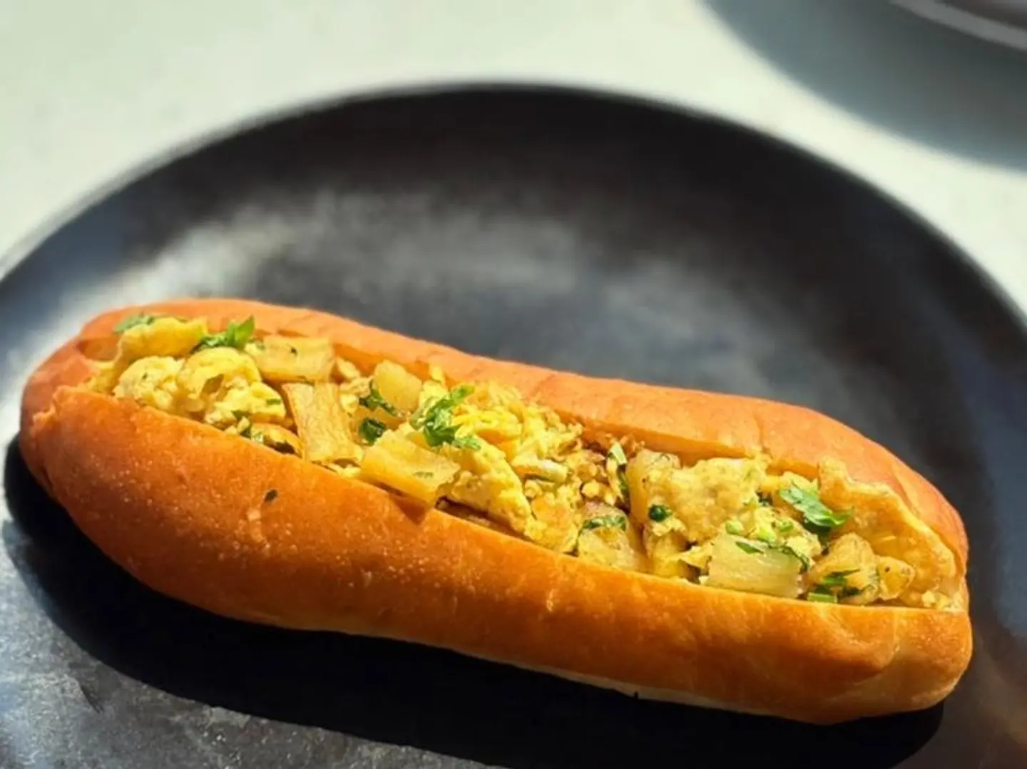 Potato And Egg Sandwich