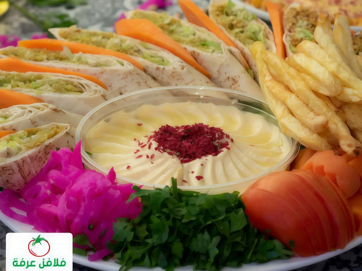 صحن عربي صغير