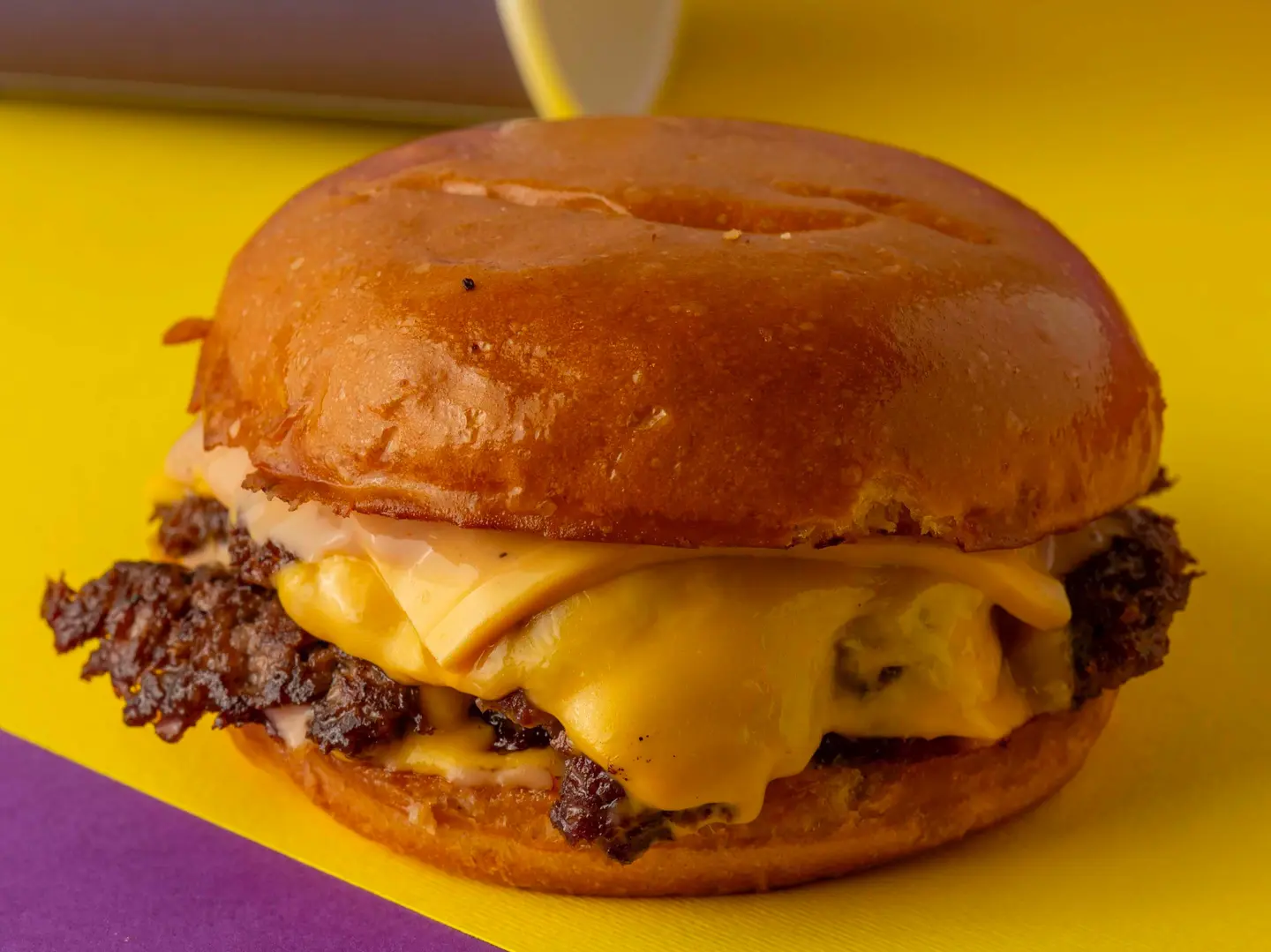 دبل سماش برجر لحم