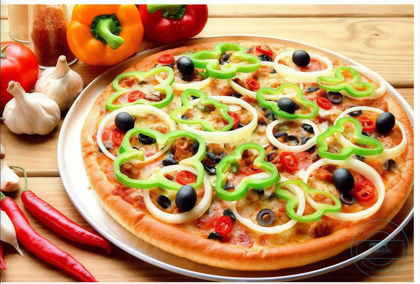 Vegetable Pizza With Cream Cheese