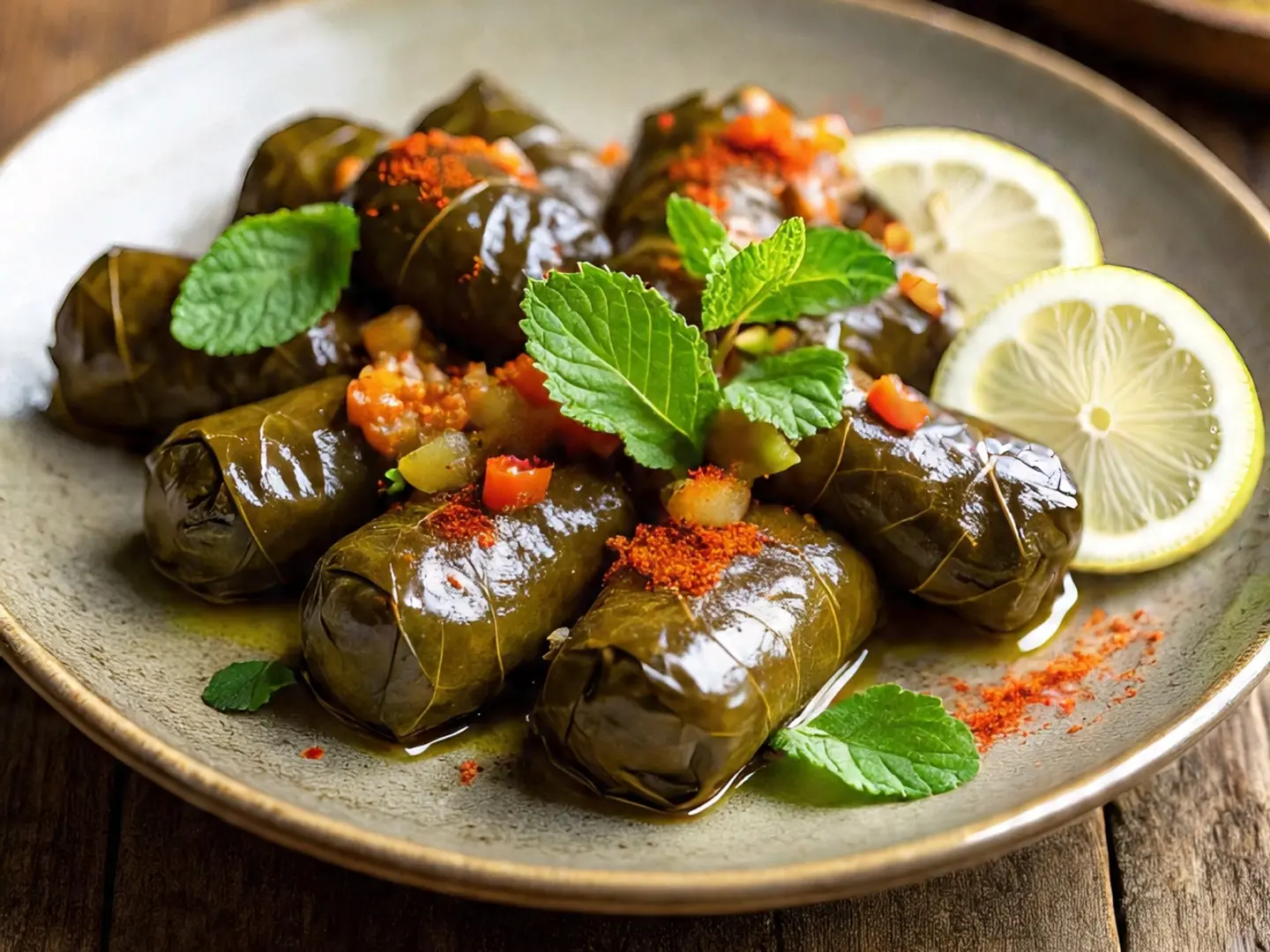 ورق عنب صحن 7 حبات